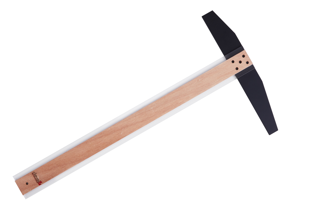 [0531] Regla T de Madera con Acrílico (60 cms)