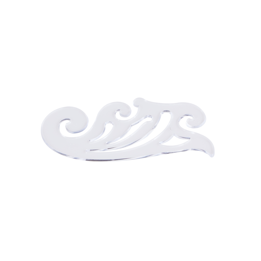 [1095] Curva francesa Prof. cristal 18 cm